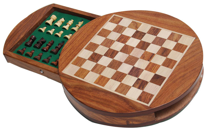 Wood Magnetic Chess Set 6