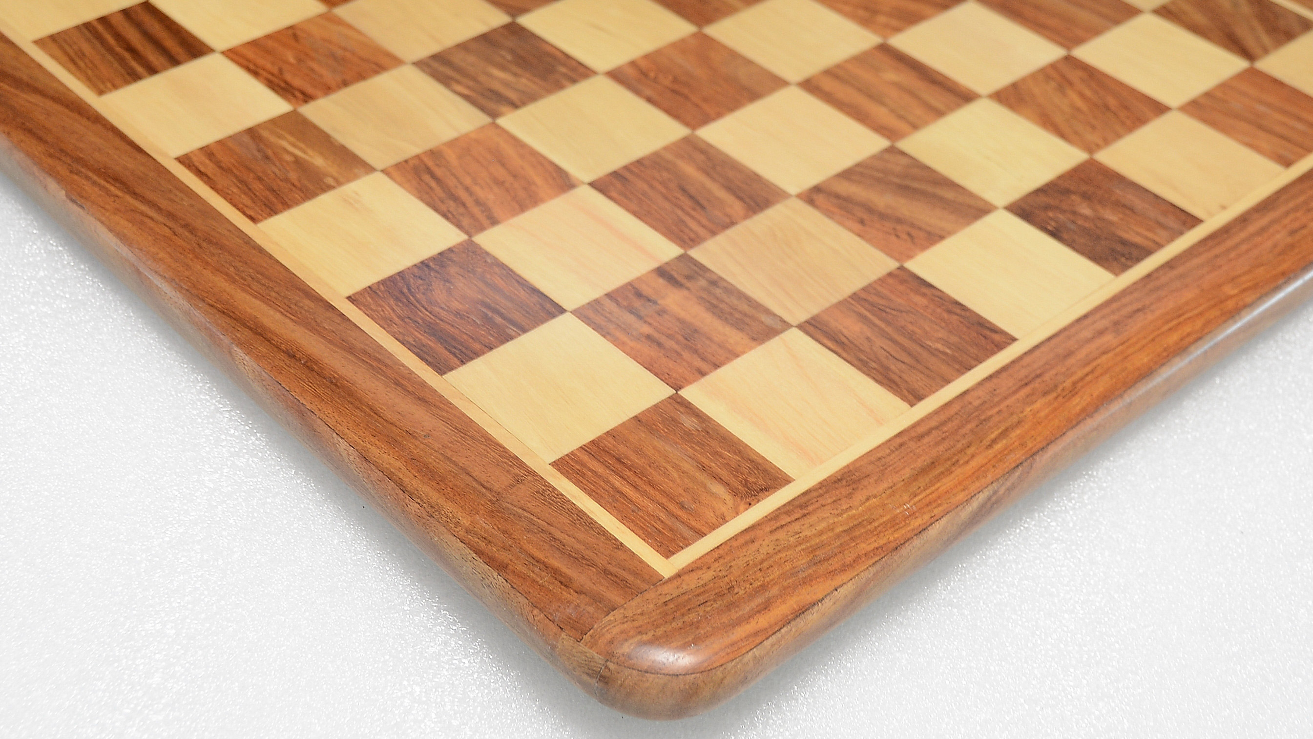  Chess Board Wooden Sheesham Golden Brown Wood 17