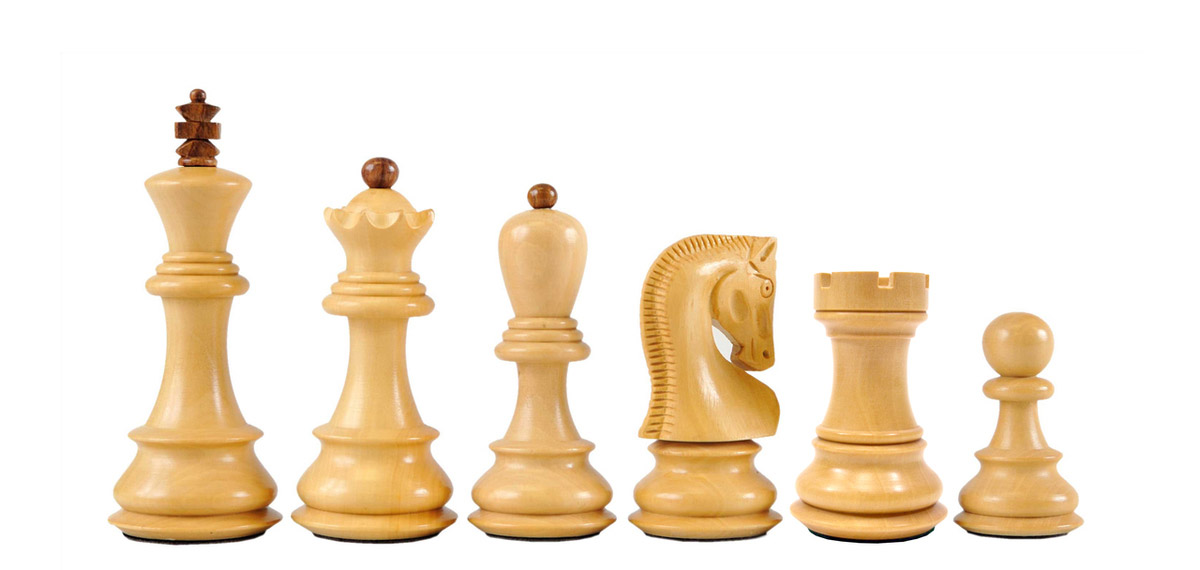 Zagreb Chess Pieces - 3.75