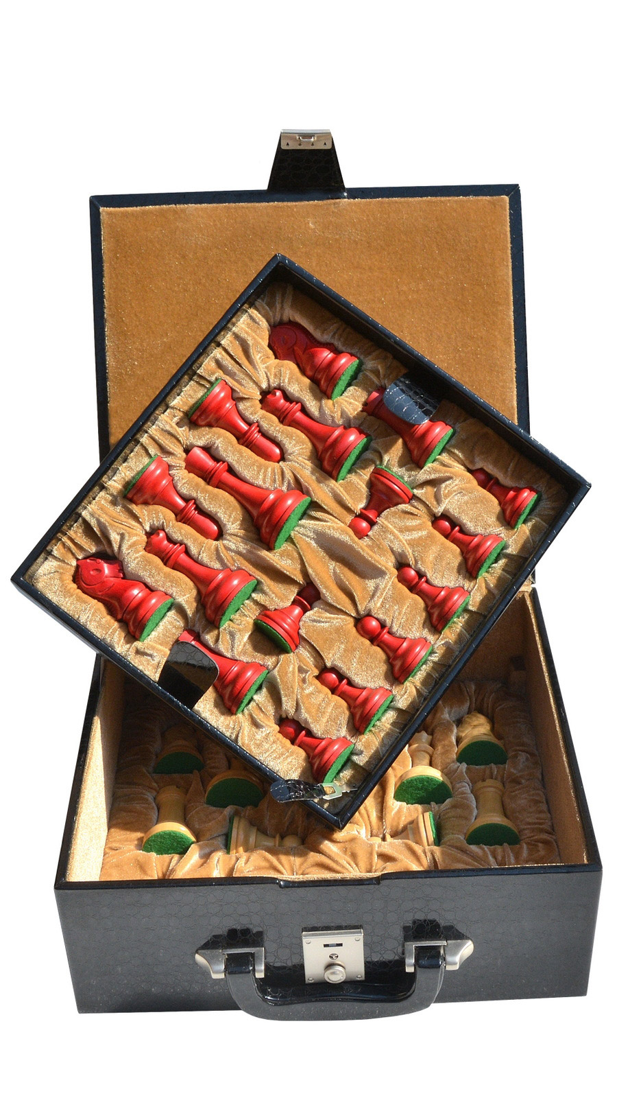 Leatherette Chess Storage Box 
